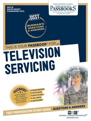 cover image of TELEVISION SERVICING